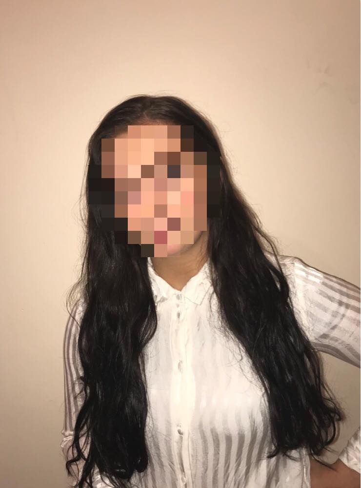 Image may contain: Portrait, Photo, Photography, Female, Hair, Person, Face, Human