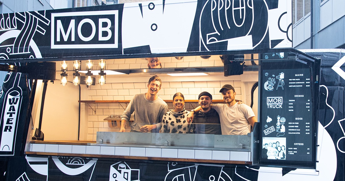 The MOB Truck is in Notts today giving out free food