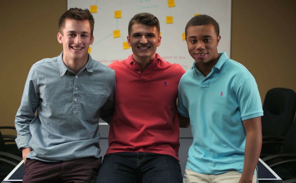 Lingohop founders Tsavo Knott, Michael Ashley, and D.J. Hammett