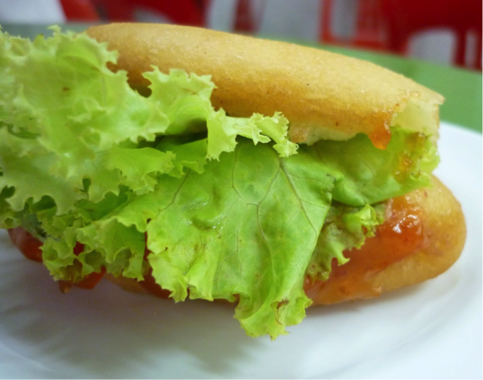 The veggie option was about as appetising as a kick in the stomach