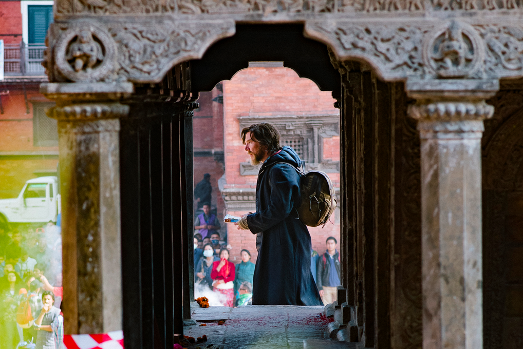Cumberbatch on set for Doctor Strange in Nepal