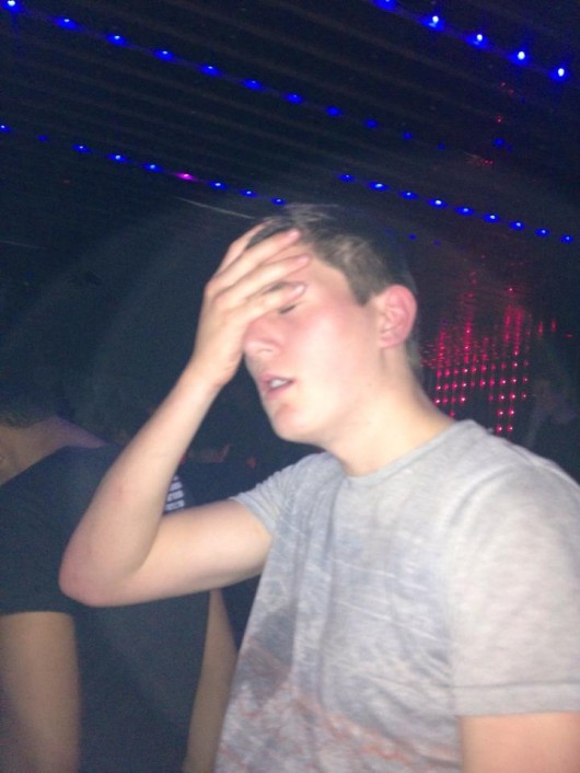 "I'm too sober for this place too!"