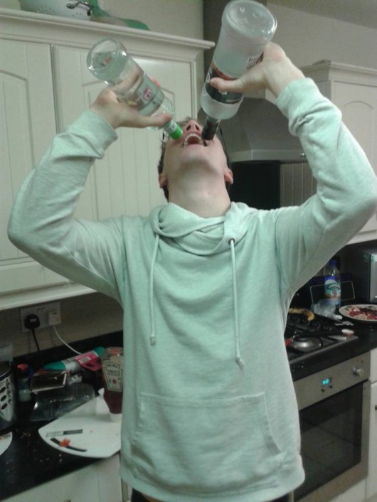 Getting on it early! Lets hope he makes it to smack!