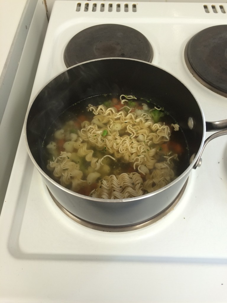First cooked meal of the week