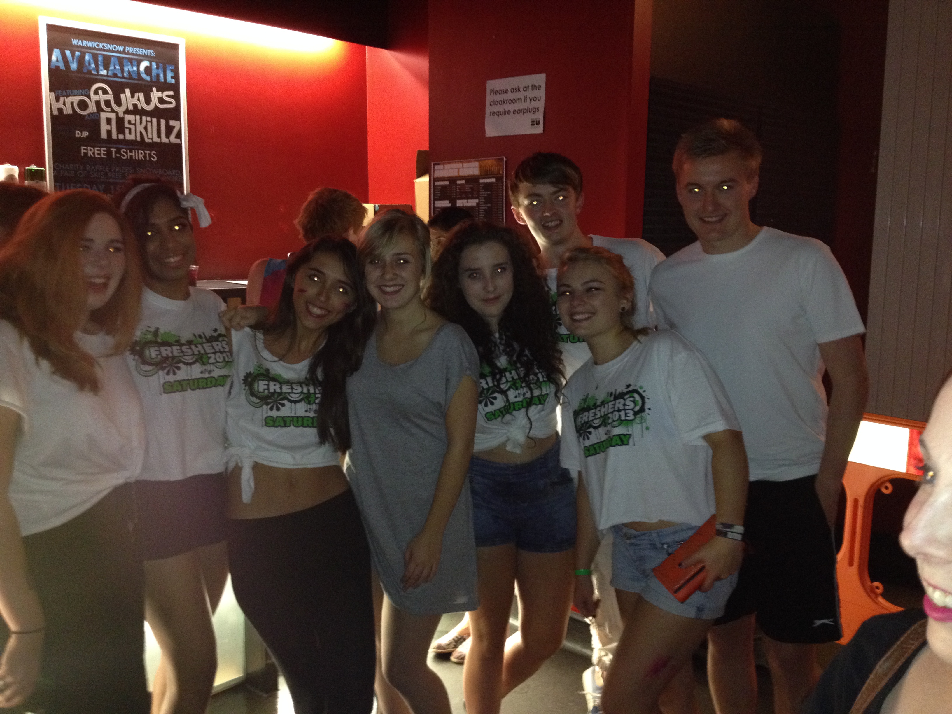 I had only just met these people but we are pretending to be best friends already.