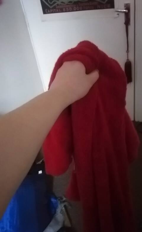 Goodbye, flannel prison. I am one with nature.
