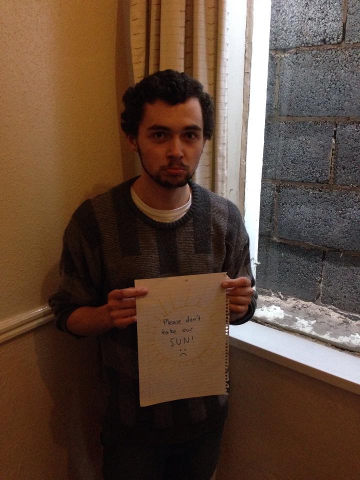 solidarity with sun loving Kieran