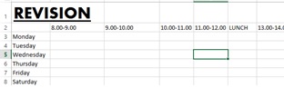 timetable