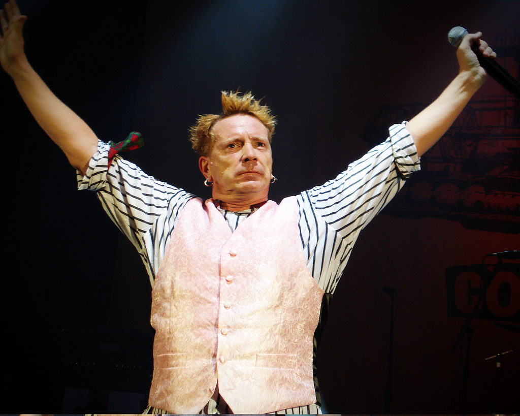 Feeling ill: The gig was cancelled as frontman John Lydon was too unwell to perform