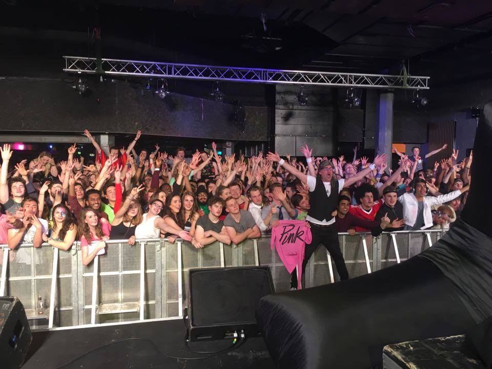 Posing for the big selfie