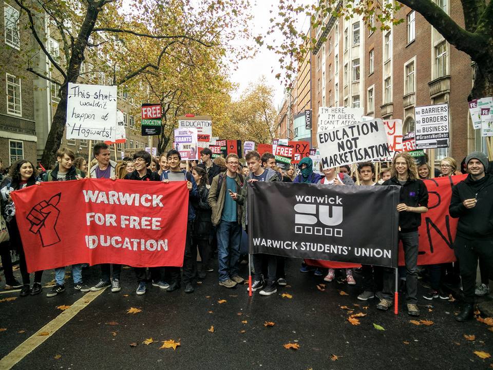 Squad goals. Photo: Warwick For Free Education
