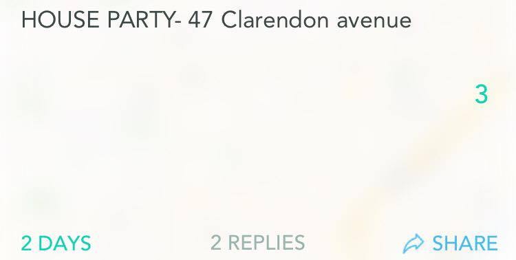 I'm pretty sure no-one from Yik Yak will have turned up, next time please don't inform all of us