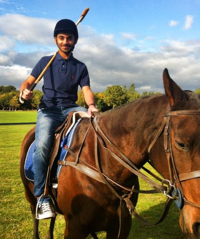 My first time on a horse - I was so fresh