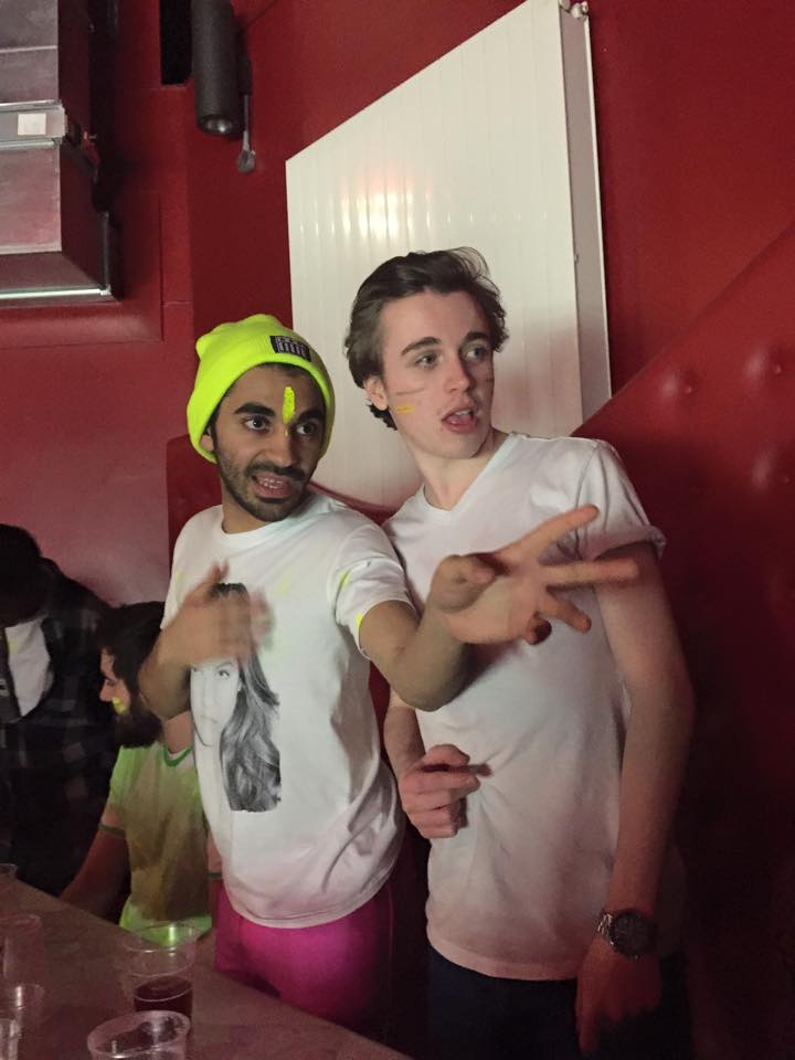 Myself (left) and my other Social Sec half, Matt (right)
