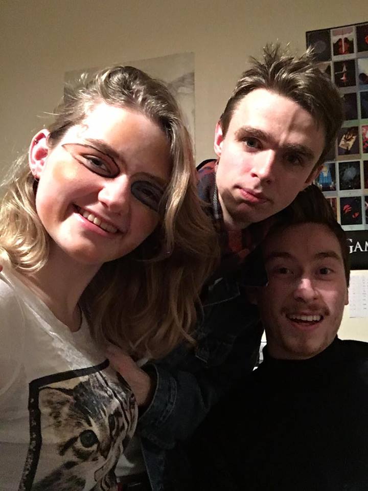 With my pro make up artists