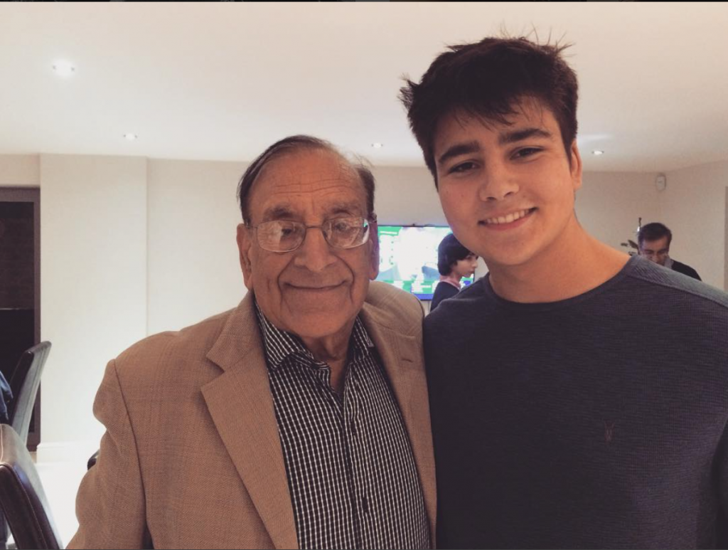 My younger Brother and Grandad (not the catholic one!)