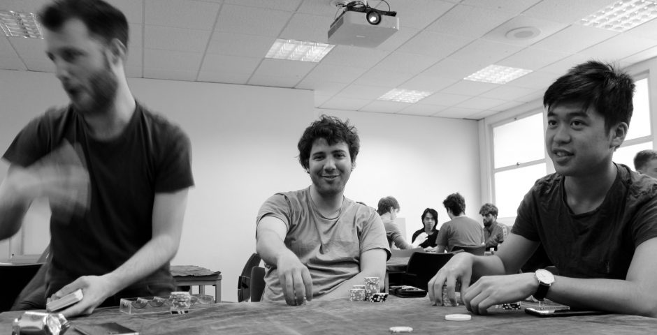 Image may contain: Smile, Portrait, Face, Room, Indoors, Classroom, Person, People, Human