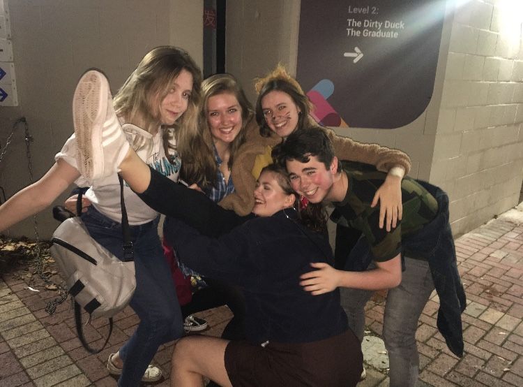 Image may contain: Girl, Woman, Couch, Jeans, Denim, Furniture, Chair, Face, Female, Pants, Shoe, Footwear, Person, Human, Clothing, Apparel