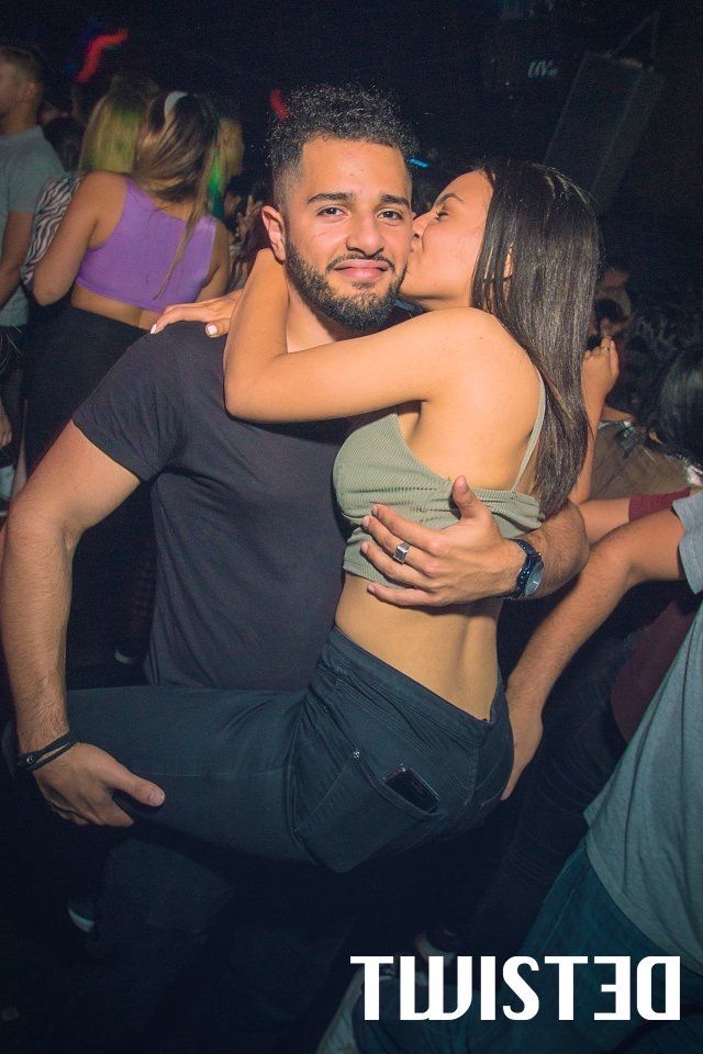 Image may contain: Pants, Clothing, Apparel, Dating, Make Out, Night Life, Party, Night Club, Club, Person, Human