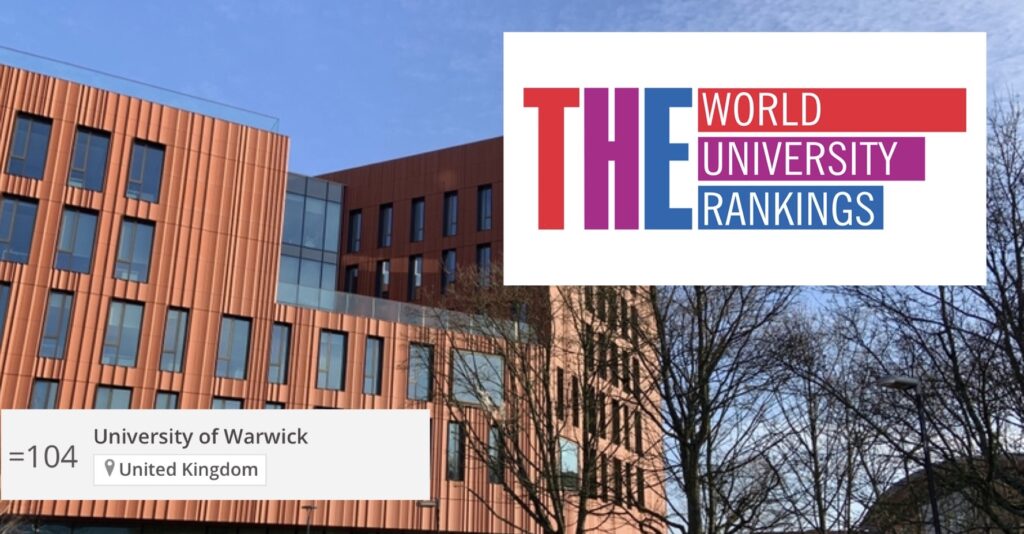 warwick university world ranking 2022