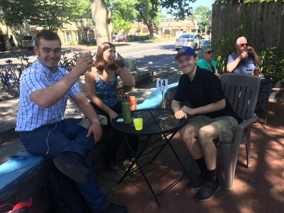 Friends & food at Delta of Venus