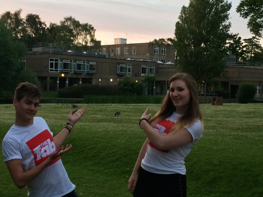 Yes, we can point at geese