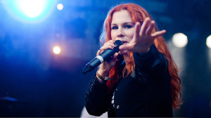Katy B tearing the Ron Cooke Hub a new one at last year's event