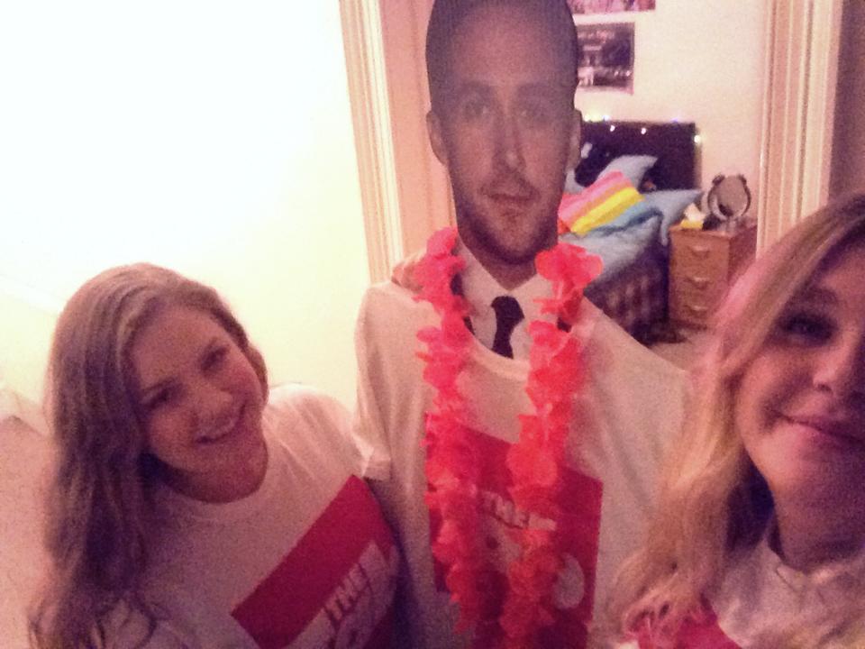 Or get a celebrity cut out and take all the selfies. Ryan <3