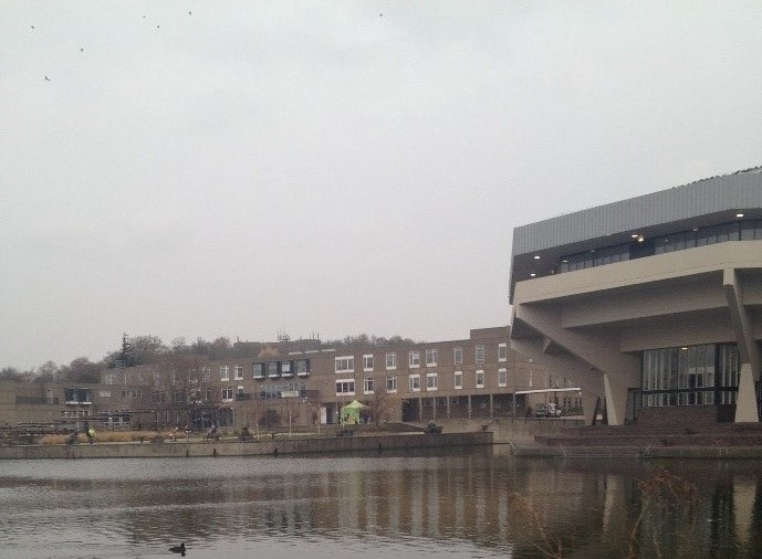 Our strange spaceship-esque building will finally be livened up