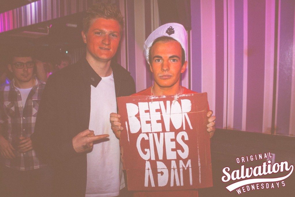 What does beevor give adam?