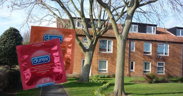 Image may contain: Urban, Neighborhood, Building