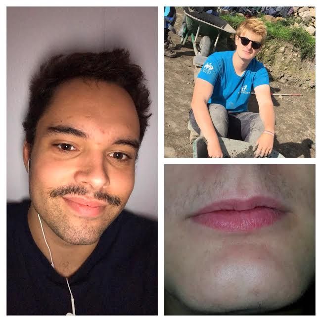 Image may contain: Plant, Vegetation, Collage, Poster, Advertisement, Portrait, Photography, Photo, Glasses, Mouth, Teeth, Lip, Skin, Jaw, Accessories, Sunglasses, Accessory, Smile, Head, Human, Face, Person