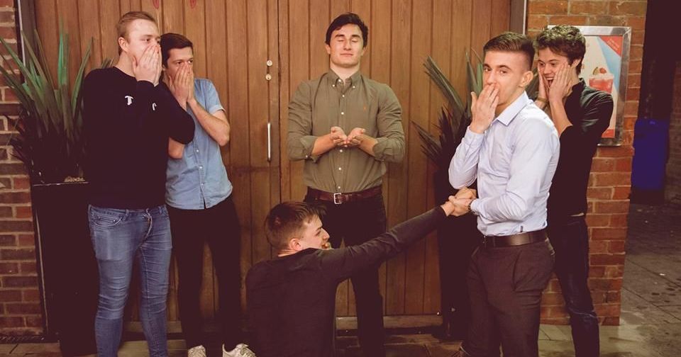 Image may contain: Dating, Man, Shirt, Door, Face, People, Shoe, Footwear, Jeans, Pants, Denim, Clothing, Apparel, Person, Human