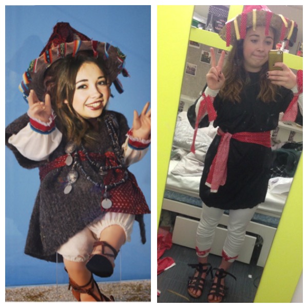 The obscurest Christmas fancy dress costume to date: Mexican Baby Jesus. Nailed it.