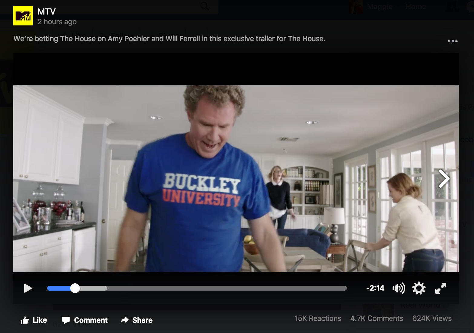 Will Ferrell and Amy Poehler's new movie has totally ripped off Bucknell's logo