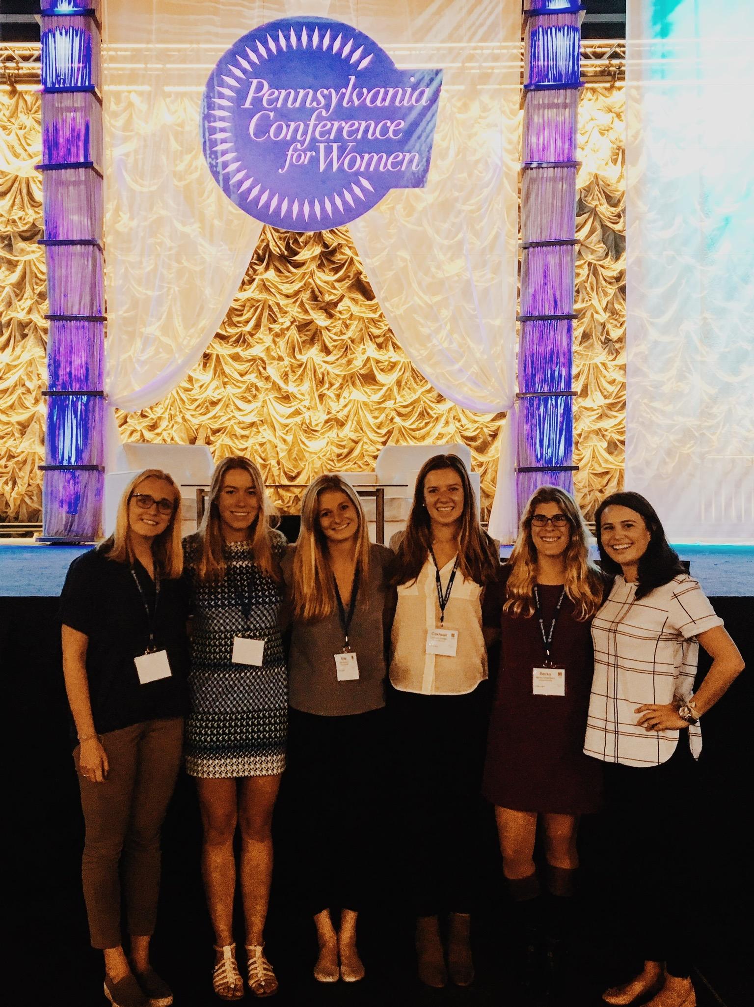 Last year's executive board at Pennsylvania's Conference for Women