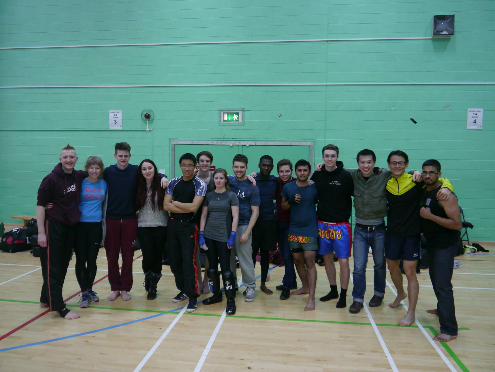The team at a recent tournament