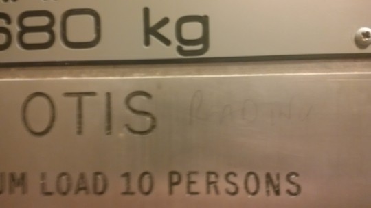 Whoever wrote 'Reading[sic]' after this, I love you a bit