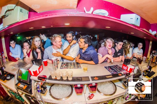 Imagine working behind that bar