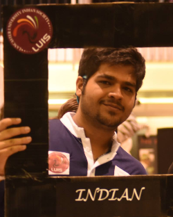 He's even in a frame