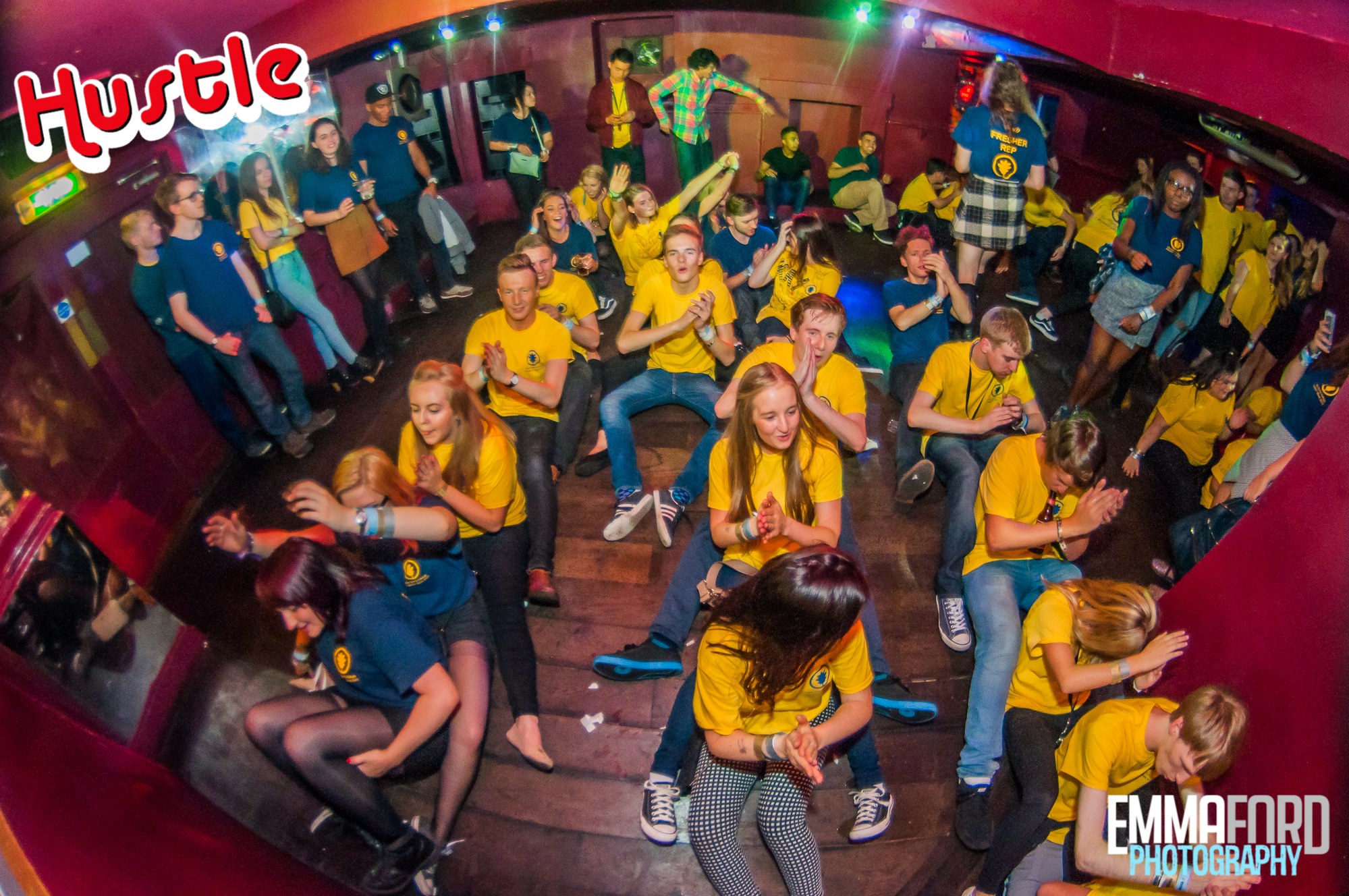 They're not rowing boat they're actually stuck to the floor