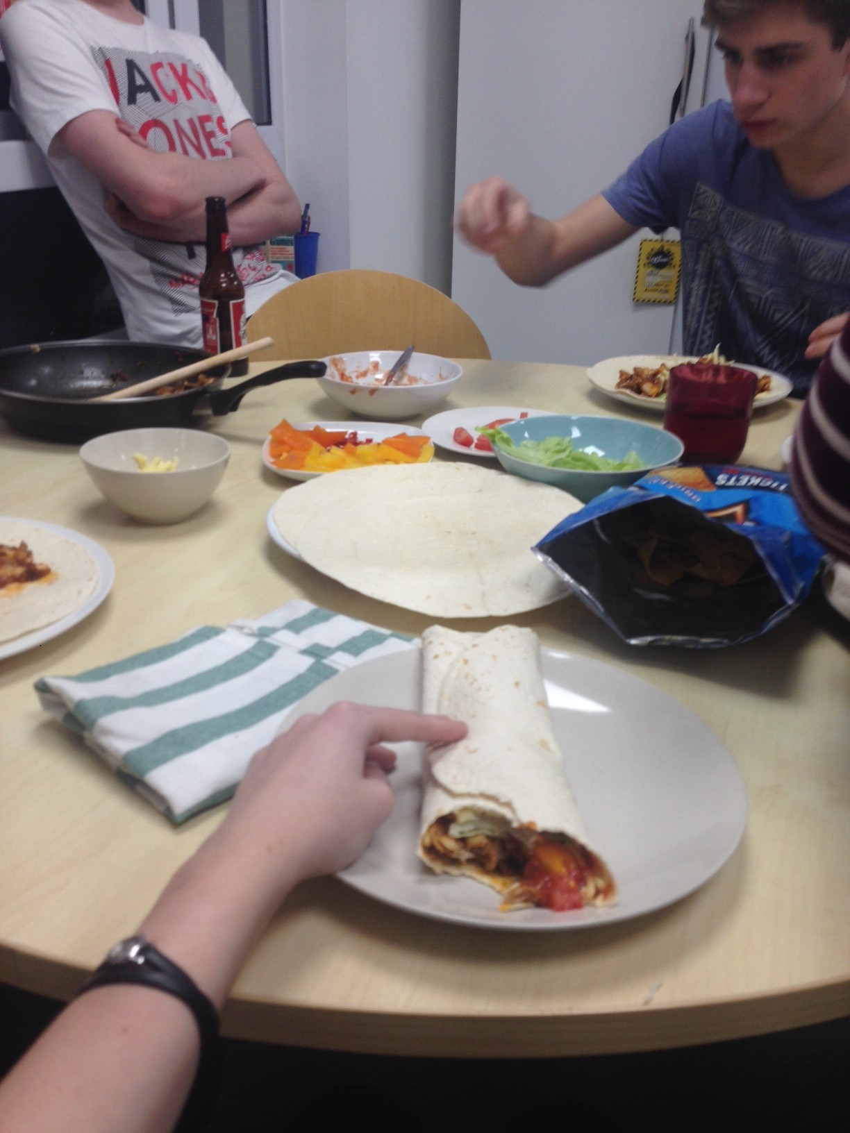 Stay away from Mexican food night.