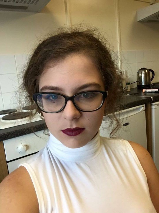 Thea, a first year English Language with Creative Writing student from Bulgaria.