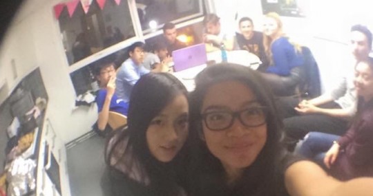 Carina: A Christmas meal with her flat. But who will wash up?