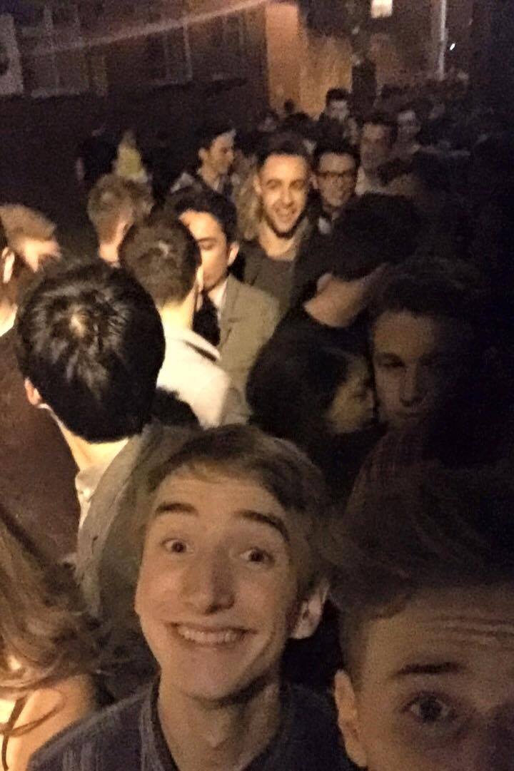 Make mates for life in the queue for the club.