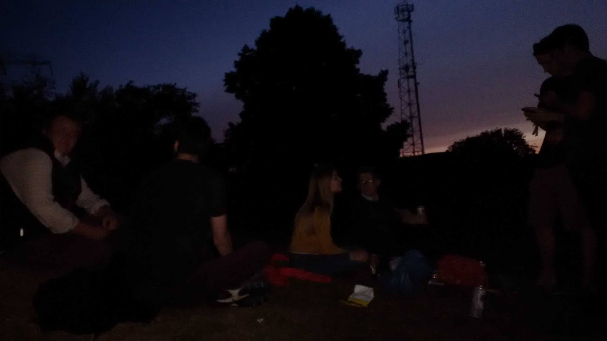 We used to sit in fields like common rowdy youths