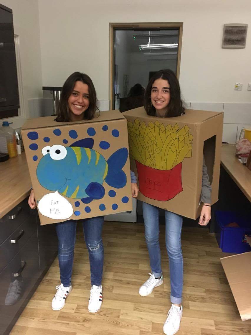 Fish and chips always make people on the same wavelength