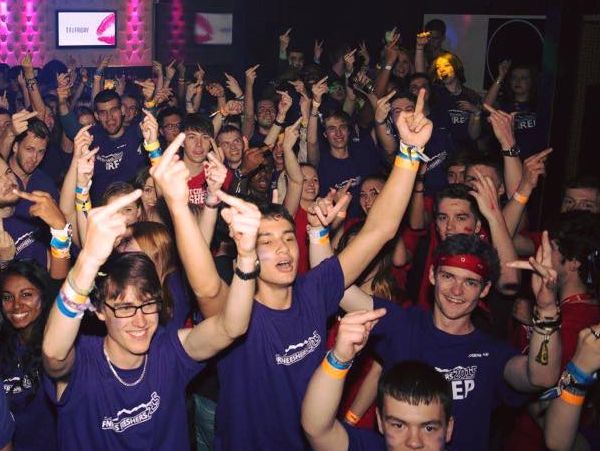 Image may contain: Disco, Crowd, Audience, Leisure Activities, Face, Night Club, Club, Party, Person, Human, Night Life