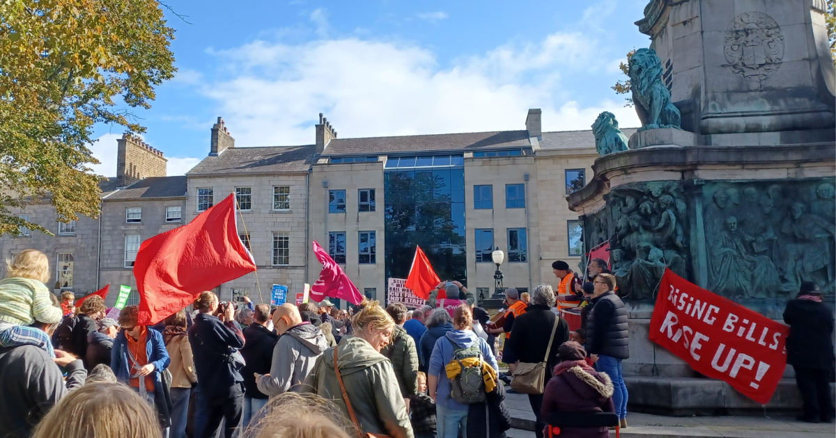 'Enough is enough': Cost of living crisis protest held in Dalton Square - Vimarsana News