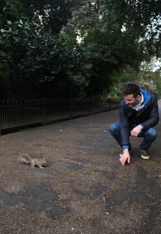 Tom at one with nature - (Credit: Yasmin Malik)